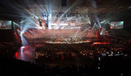 Les 2000 Choristes . Galaxie Amnéville
