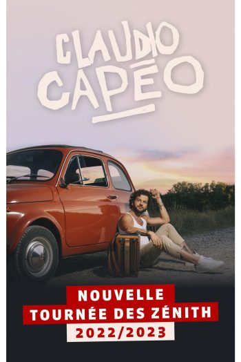Affiche Claudio Capeo concert tournée report nouvelle date 2022 2023